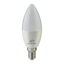 Лампа светодиодная RS LED C37 E14 8W 220-240V 8Вт свеча 4000К E14 800лм 220-240В Ra90 20010545133