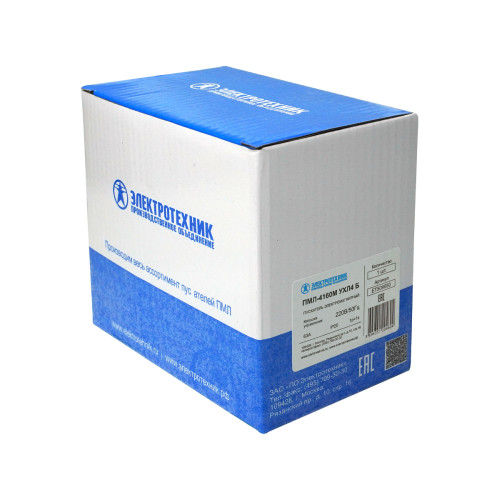 ПМЛ-4160М УХЛ4 Б, 220В/50Гц, 1р+1з, 63А, нереверсивный, без реле, IP20, пускатель электромагнитный (ЭТ) ПМЛ-4160М УХЛ4 Б, 220В/50Гц, 1р+1з, 63А, нереверсивный, без реле, IP20, пускатель электромагнитный (ЭТ)