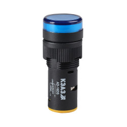 Лампа AD16DS(LED) матрица D16мм синий 110В AC/DC-КЭАЗ