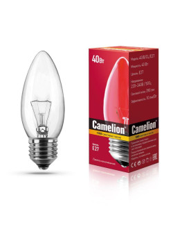 Лампа накаливания MIC B CL 40Вт E27 Camelion 8975