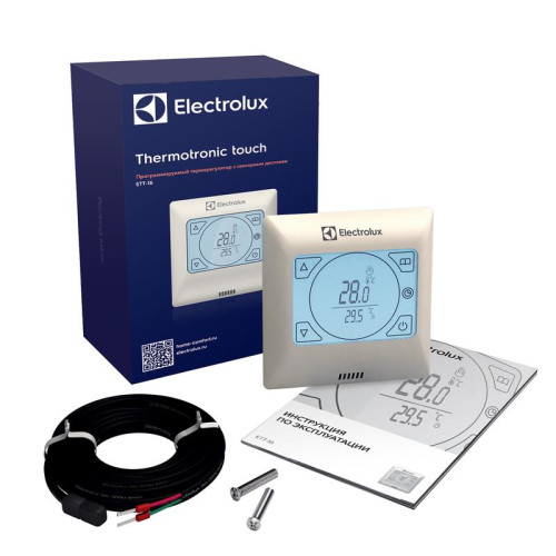 Термостат программируемый Basic ETT-16 16А сенсор. дисплей; датчик пола Electrolux НС-1017321 Термостат программируемый Basic ETT-16 16А сенсор. дисплей; датчик пола Electrolux НС-1017321
