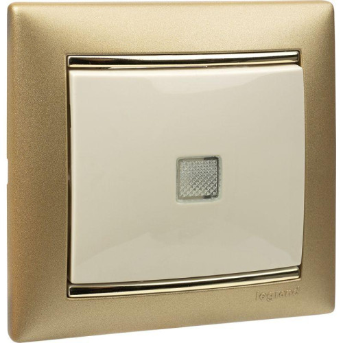 Выключатель 1-кл. СП Valena 10А IP31 250В с зел. индикацией механизм сл. кость Leg 774310 Выключатель 1-кл. СП Valena 10А IP31 250В с зел. индикацией механизм сл. кость Leg 774310