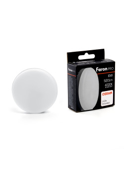 Лампа светодиодная Feron LB-1506 GX53 6W 175-265V 4000K OSRAM LED