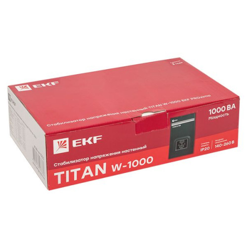 Стабилизатор напряжения настенный TITAN W-1000 EKF