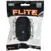 FLITE Розетка 2-местная без заземления без защитных шторок безвинтовое крепление 10А РС02-1-ФлЧ черный IEK