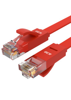 Greenconnect RJ45(m) - RJ45(m) Cat. 6 U/UTP PVC 15м красный