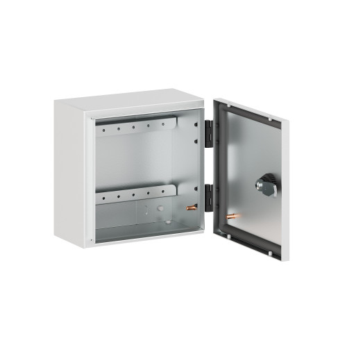 Корпус клеммный металлический SDE ВxШxГ 200x200x120 мм с дверцей, IP55 Корпус клеммный металлический SDE ВxШxГ 200x200x120 мм с дверцей, IP55