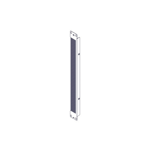 Щеточный уплотнитель Systeme Electric, серия Uniprom, 1U, 2шт, черный