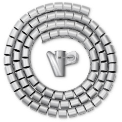 Кабельный органайзер Buro BHP CG252S Spiral Hose 25x2000mm Silver