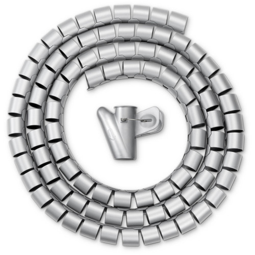 Кабельный органайзер Buro BHP CG252S Spiral Hose 25x2000mm Silver