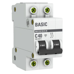 Авт. выкл. ВА 47-29 2P 40А (C) 4,5кА BASIC