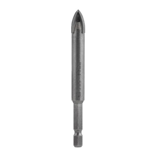 Сверло по стеклу и керамике 12мм 4 грани шестигранный хвостовик Kranz KR-91-0652