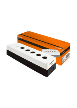Корпус КП105(6) для кнопок, 5(6) мест, белый, IP54 TDM