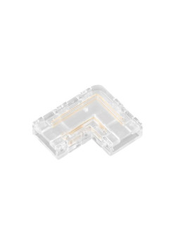 Коннектор угловой FIX-MONO-8mm-2pin-STS прозр. (уп.10шт) Arlight 047195