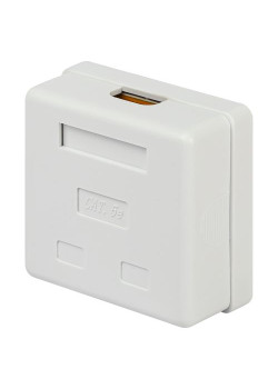 Розетка компьютерная 2-м RJ45 кат.5E неэкранир. Эра Б0056902