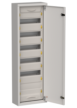TITAN 5 Корпус металлический ЩРн-72 (1х72) 960х310х140мм IP31 серый (одна дверь) IEK