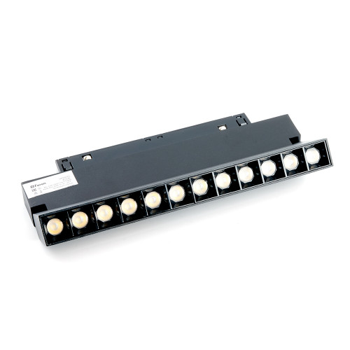 Светильник светодиодный Feron MGN301 трековый низковольтный 12W, 1080 Lm, 2700К, 30 градусов, черный серия LensFold Светильник светодиодный Feron MGN301 трековый низковольтный 12W, 1080 Lm, 2700К, 30 градусов, черный серия LensFold
