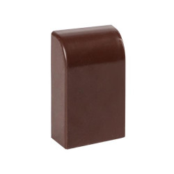 Заглушка (25x25) (4 шт) темн. дерево EKF-Plast