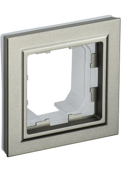 BRITE Рамка 1-местная IP44 РУ-1-БрШ-44 шампань IEK