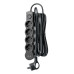 Удлинитель 3х5м с заземл. 10А IP20 USB 2500Вт 220В ПВС 3х1 с выкл. черн. КОСМОС YKsm5m4g-Z-VU10А-B Удлинитель 3х5м с заземл. 10А IP20 USB 2500Вт 220В ПВС 3х1 с выкл. черн. КОСМОС YKsm5m4g-Z-VU10А-B
