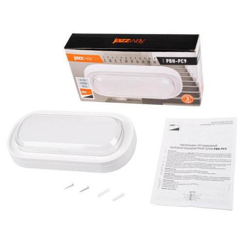 Светильник светодиодный PBH-PC9-OA 24Вт 4000К IP65 2400лм ЖКХ бел. JazzWay 5070172
