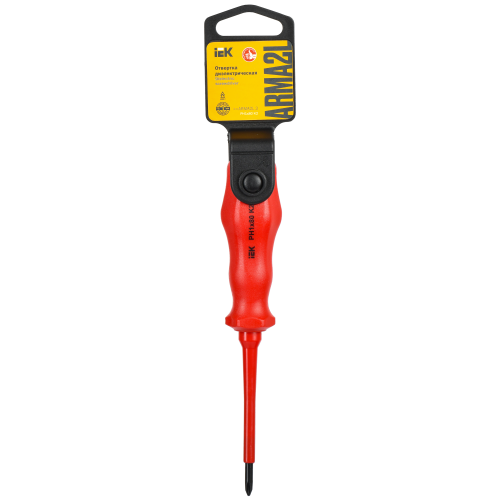 ARMA2L 3 Отвертка диэлектрическая PH1х80 K2 IEK ARMA2L 3 Отвертка диэлектрическая PH1х80 K2 IEK