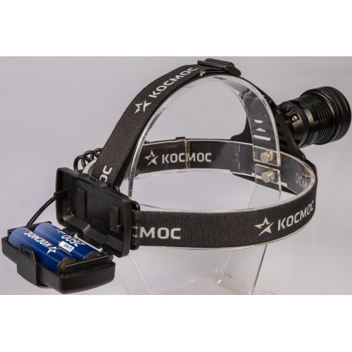 Фонарь налобный аккум. 10Вт P50 LED/Li-ion18650 2х1000мА.ч алюм. КОСМОС (KOC855Lit) Фонарь налобный аккум. 10Вт P50 LED/Li-ion18650 2х1000мА.ч алюм. КОСМОС (KOC855Lit)