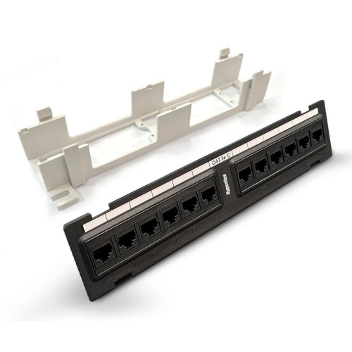 Патч-панель Hyperline PPW-12-8P8C-C5E 12xRJ45 кат.5e UTP Патч-панель Hyperline PPW-12-8P8C-C5E 12xRJ45 кат.5e UTP