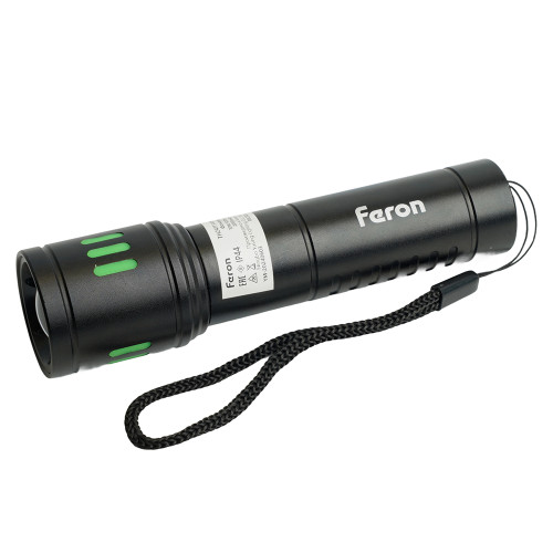 Фонарь ручной Feron TH2411 с аккумулятором TYPE-C ZOOM Фонарь ручной Feron TH2411 с аккумулятором TYPE-C ZOOM