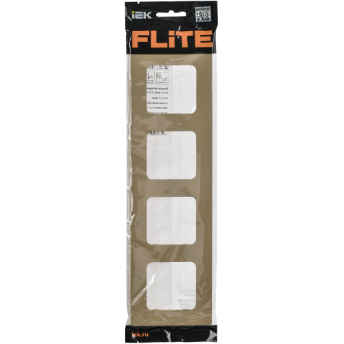 FLITE Рамка 4-местная РУ-4-К-ФлХ хаки IEK FLITE Рамка 4-местная РУ-4-К-ФлХ хаки IEK