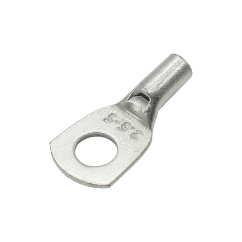 Наконечник кабельный из трубки медной луженой, 2,5 кв.мм, М5 (ТМЛ)