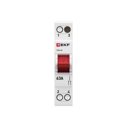 Трехпоз. перекл. ТПС-63 1P 63А PROXIMA EKF Трехпоз. перекл. ТПС-63 1P 63А PROXIMA EKF
