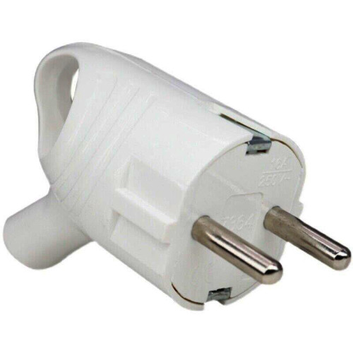 Вилка электрическая с заземл. с кольцом (ушком) 16А 250В IP20 бел. TOKOV ELECTRIC TKL-PLUZR-C01 Вилка электрическая с заземл. с кольцом (ушком) 16А 250В IP20 бел. TOKOV ELECTRIC TKL-PLUZR-C01