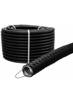 Металлорукав в ПВХ изоляции Р3-ЦПнг 32 черн. (уп.20м) TOKOV ELECTRIC TKE-MR-PVC-32-20-C05