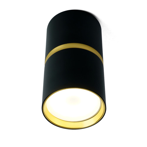 Светильник потолочный Feron ML186 Barrel ZEN MR16 GU10 35W 230V, чёрный, золото Светильник потолочный Feron ML186 Barrel ZEN MR16 GU10 35W 230V, чёрный, золото