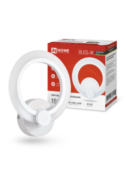 Светильник светодиодный ELEGANT BLISS-15W 15Вт 3000-6500К 1200лм 230В STEP COLOR бел. IN HOME 4690612035345