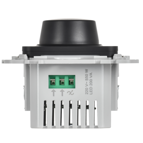 FLITE Светорегулятор проходной TRIAC 550Вт СС26-5-12-ФлЧ черный IEK FLITE Светорегулятор проходной TRIAC 550Вт СС26-5-12-ФлЧ черный IEK