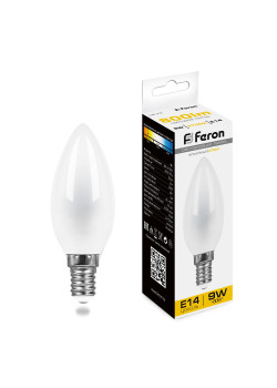 Лампа светодиодная Feron LB-73 Свеча E14 9W 230V 2700K