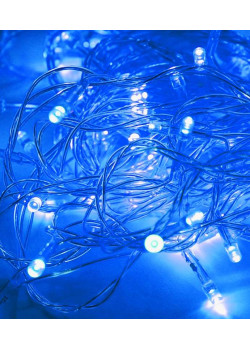 Гирлянда светодиодная 50LED провод 6.5м 8 режимов мигания Космос KOC_GIR50LED_B