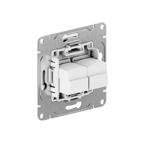 Механизм роз., RJ45 - 2шт, (cat6), мокко., Эпика EKF Механизм роз., RJ45 - 2шт, (cat6), мокко., Эпика EKF