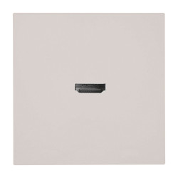 Розетка HDMI 2.0 Type A (механизм), STEKKER, серия Мия, RST00-3118-08, пудровый жемчуг