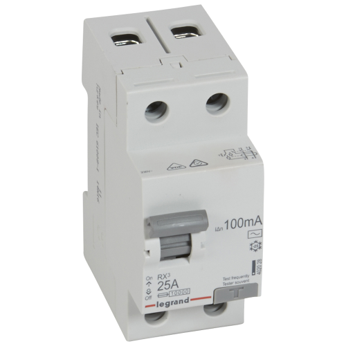RX3 ВДТ 100мА 25А 2П AC LEGRAND
