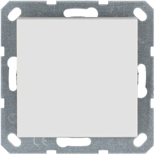 Кнопка звонка 1-кл. 10А IP20 механизм бел. глянцевый Jasmart G3010W