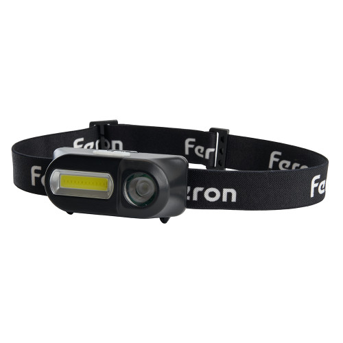 Фонарь налобный Feron TH2309 с аккумулятором USB Type-C 1*18650, 3W+2W XPE+COB IP44, пластик Фонарь налобный Feron TH2309 с аккумулятором USB Type-C 1*18650, 3W+2W XPE+COB IP44, пластик