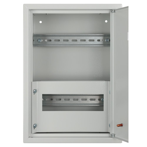 Корпус металлический ЩУРН-1/9Э, 360x255x110 мм, IP31, RAL7035 светло-серый LITE Корпус металлический ЩУРН-1/9Э, 360x255x110 мм, IP31, RAL7035 светло-серый LITE