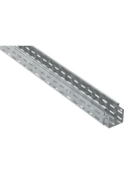 Лоток листовой перфорированный 100х80 L3000 сталь 1мм HDZ IEK CLP10-080-100-100-3-M-HDZ