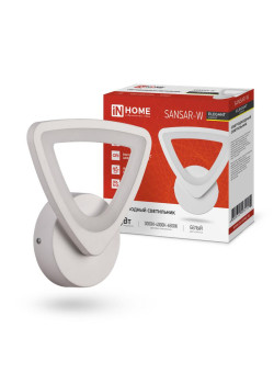 Светильник светодиодный ELEGANT SANSAR-W 15Вт 230В 3000-6500К 1050лм STEP COLOR бел. IN HOME 4690612043210