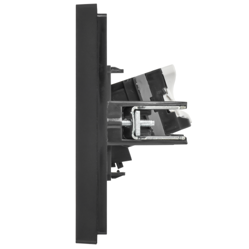 FORTE&PIANO Розетка компьютерная двойная RJ45 кат.5E FP133 черный IEK FORTE&PIANO Розетка компьютерная двойная RJ45 кат.5E FP133 черный IEK
