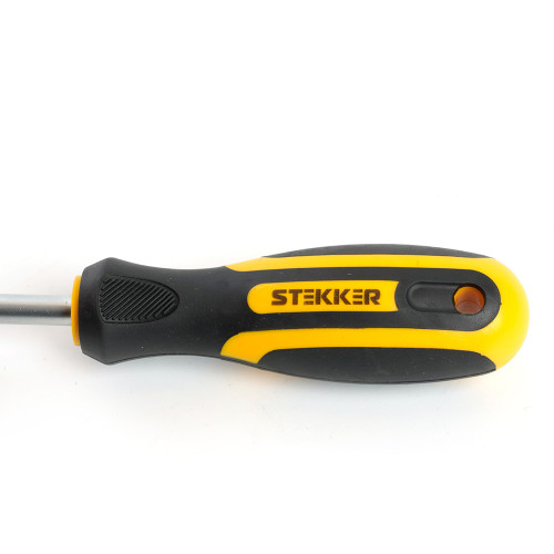 Отвертка шлицевая STEKKER SL 8.0 х 150 мм Cr-V, SDM-SL80-150 Отвертка шлицевая STEKKER SL 8.0 х 150 мм Cr-V, SDM-SL80-150