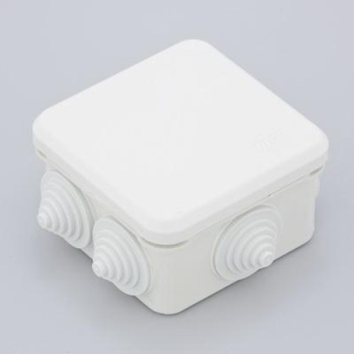 Коробка распределительная ОП 70х70х40мм 7 вводов IP55 бел. Ruvinil 67030Б